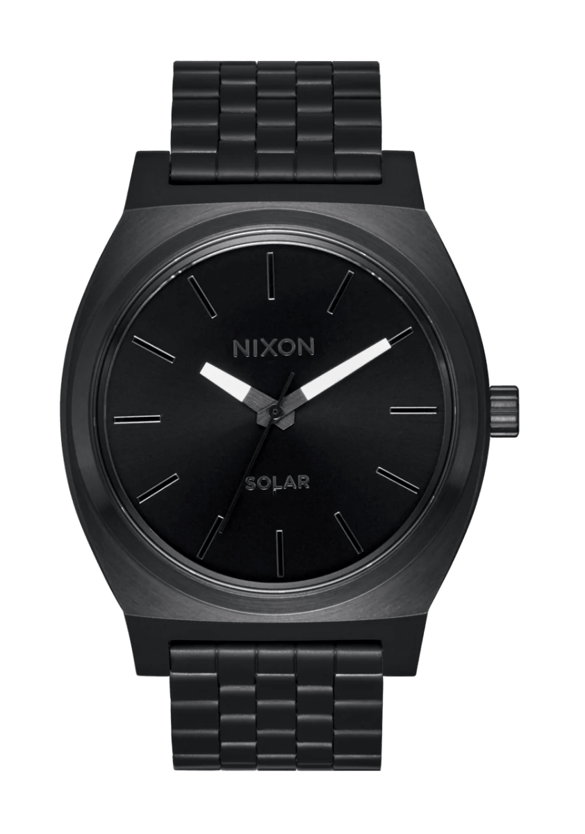 NIXON Time Teller Black Dial and Black Steel Bracelet 40mm Unisex Watch | A1369756 - 00 | TIME Watches