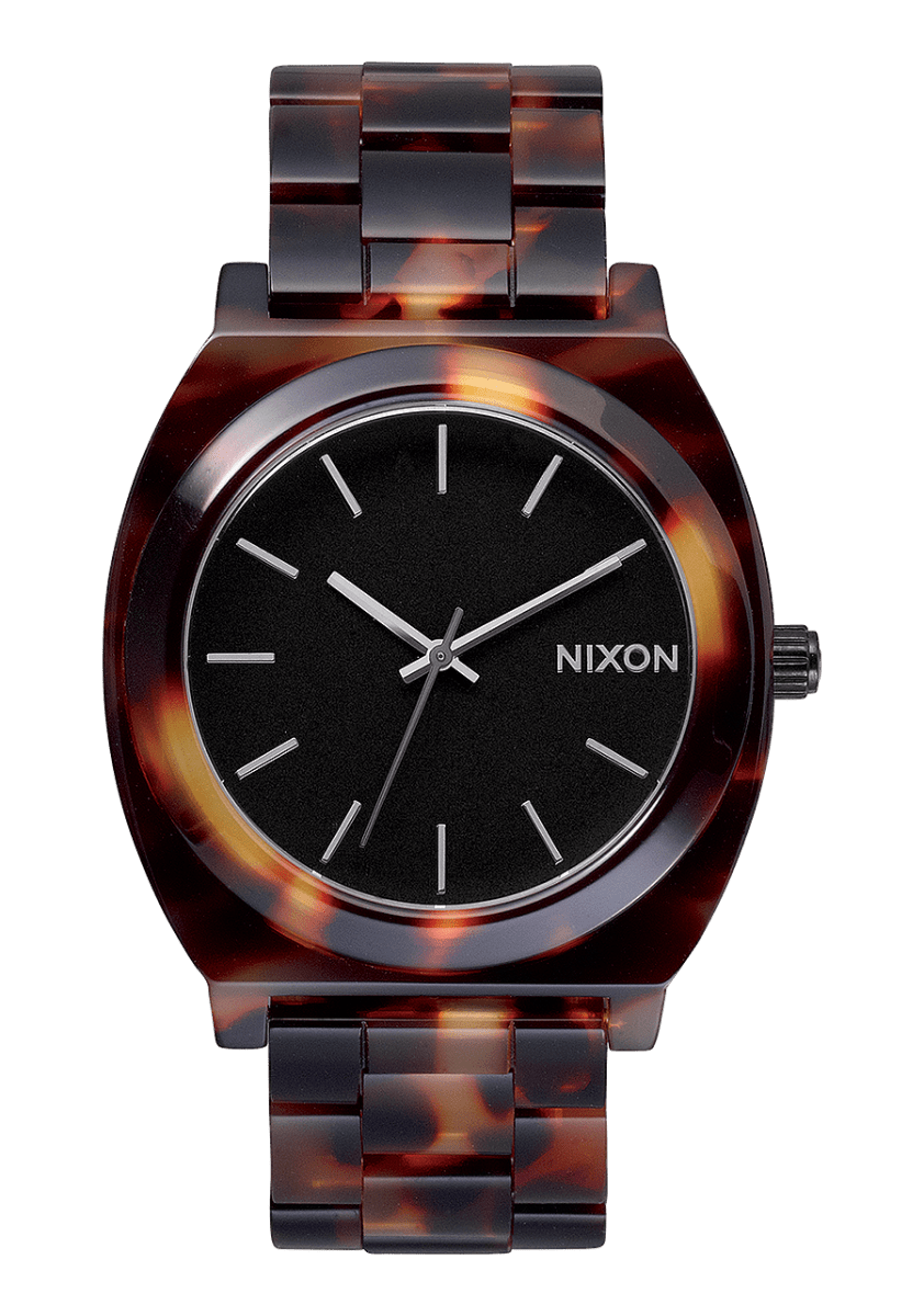 NIXON Time Teller Black Dial and Black Steel Bracelet 40mm Women's Watch | A327646 - 00 | TIME Watches