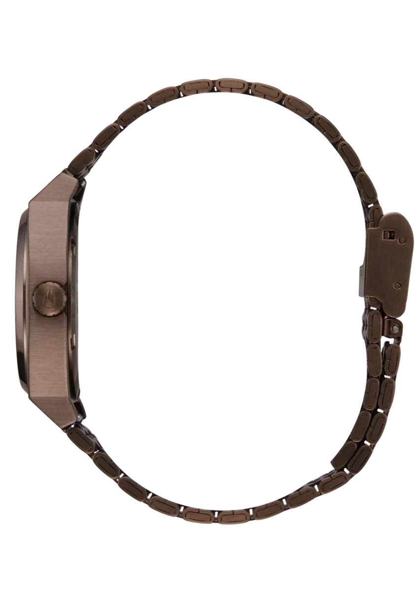 NIXON Time Teller Black Dial and Copper Steel Bracelet 34mm Unisex Watch | A11305244 - 00 | TIME Watches