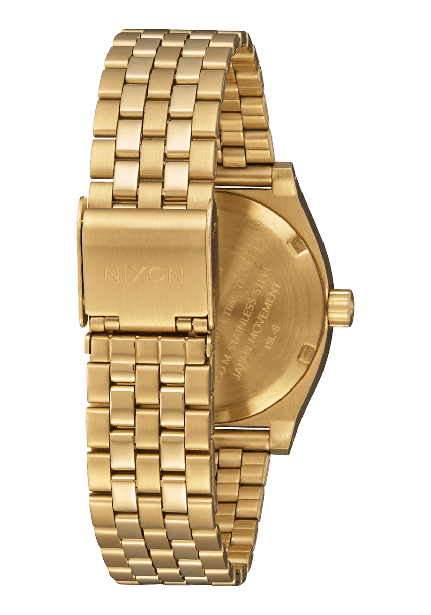 NIXON Time Teller Gold Dial and Gold Stainless Steel 37mm Unisex Watch | A1130502 - 00 | TIME Watches
