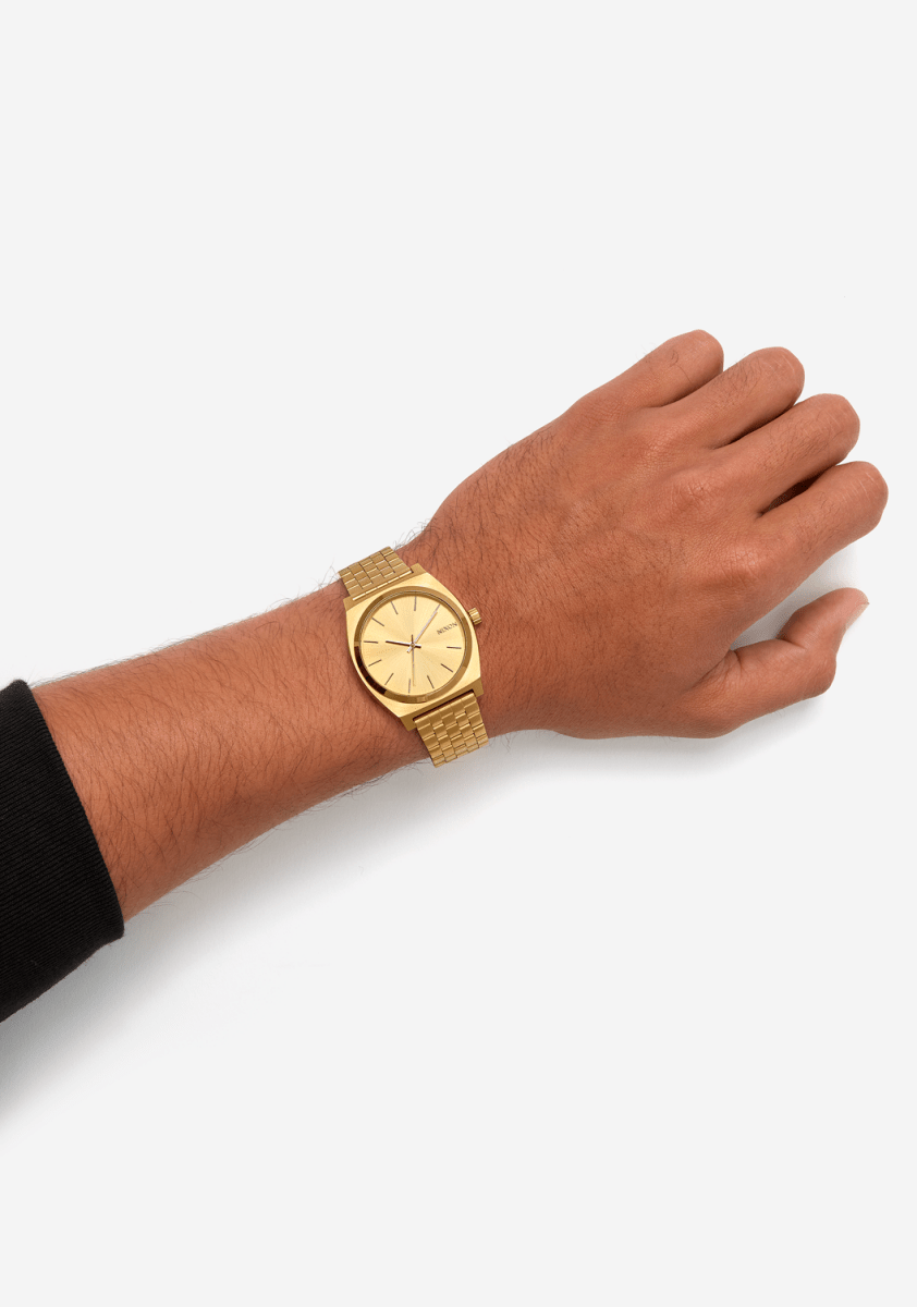 NIXON Time Teller Gold Dial and Gold Steel Bracelet 38mm Unisex Watch | A045511 - 00 | TIME Watches