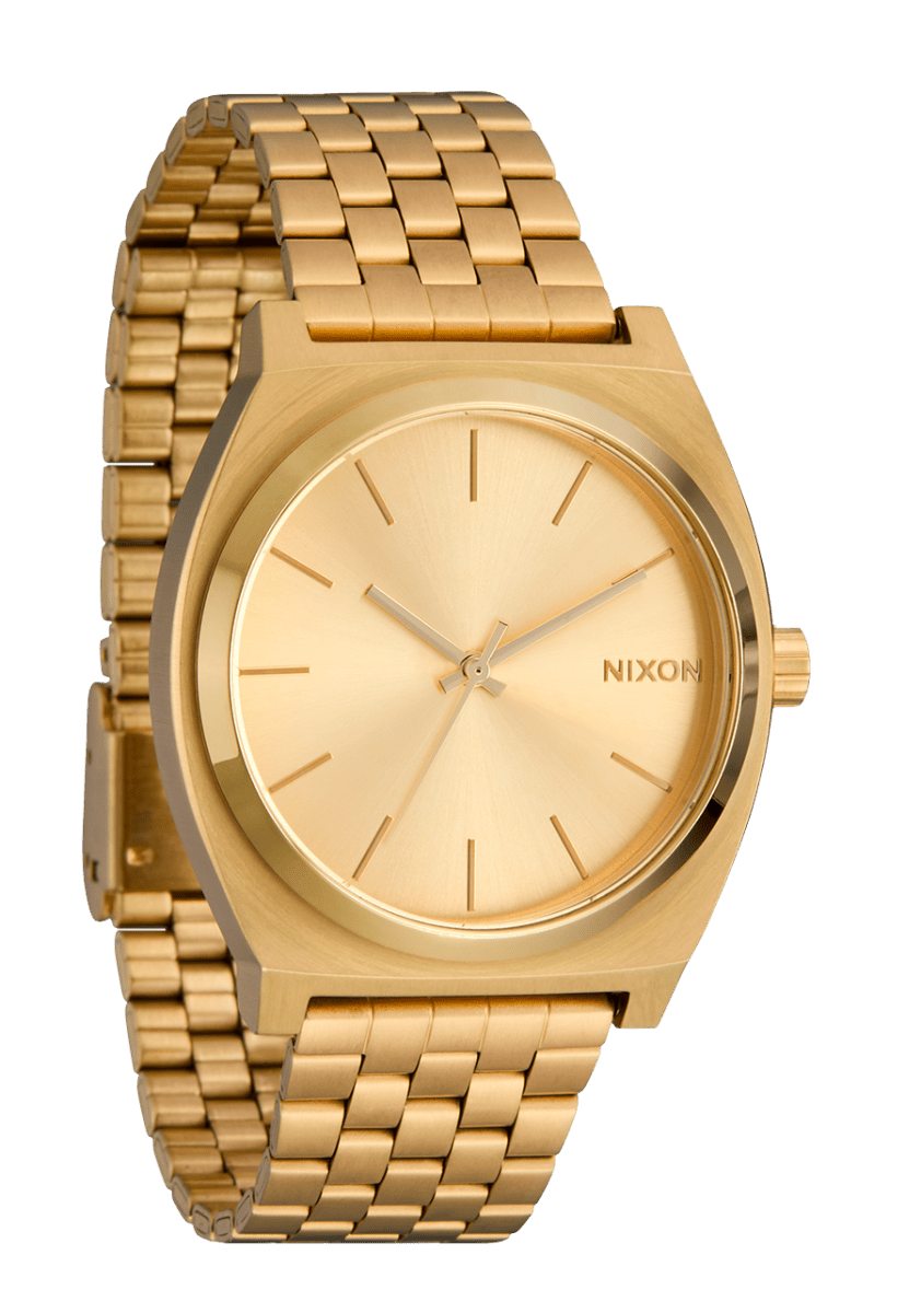 NIXON Time Teller Gold Dial and Gold Steel Bracelet 38mm Unisex Watch | A045511 - 00 | TIME Watches