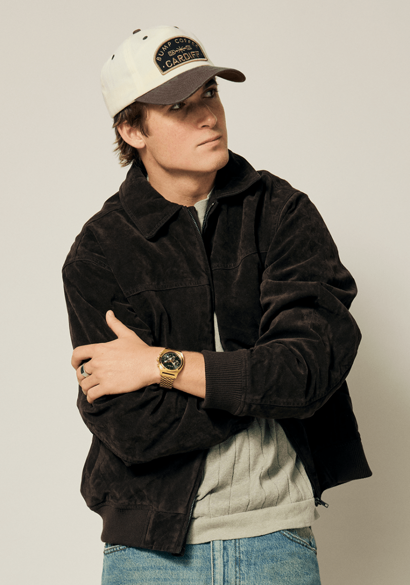 NIXON Time Teller Gold Dial and Green Sunray Steel Bracelet 36mm Unisex Watch | A9721919 - 00 | TIME Watches