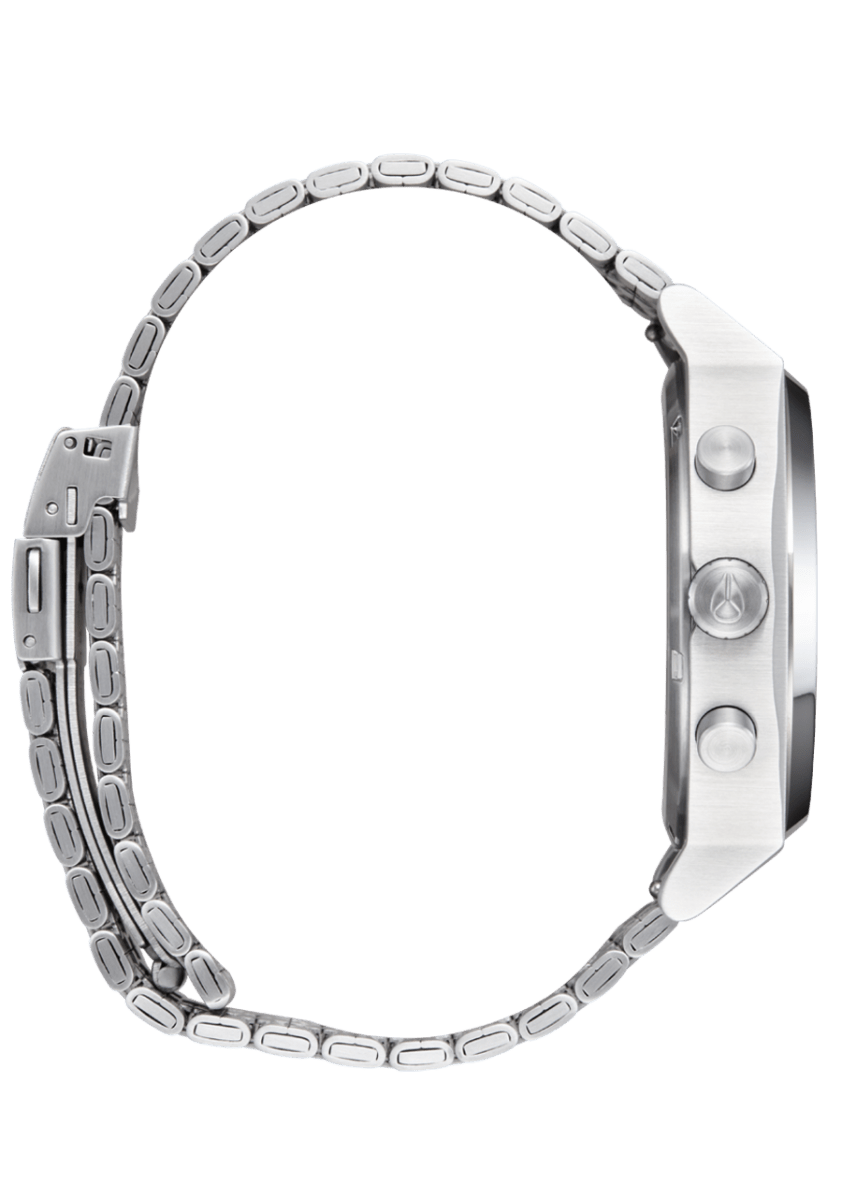 NIXON Time Teller Silver Dial and Black Steel Bracelet 40mm Unisex Watch | A9725266 - 00 | TIME Watches