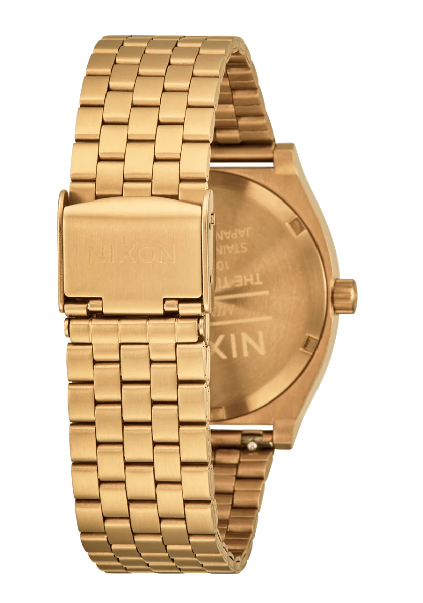 NIXON Time Teller Silver Dial and Silver Leather 34mm Unisex Watch | A0451919 - 00 | TIME Watches
