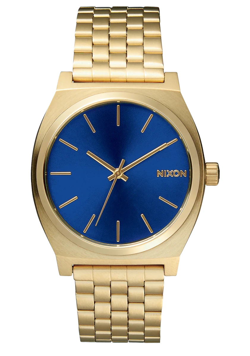 NIXON Time Teller Silver Dial and Silver Leather 34mm Unisex Watch | A0451931 - 00 | TIME Watches