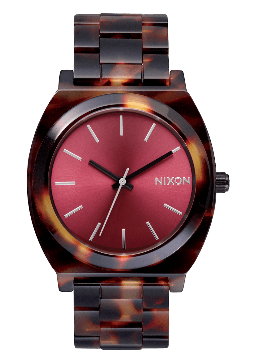 NIXON Time Teller Silver Dial and Silver Leather 40mm Unisex Watch | A3275344 - 00 | TIME Watches