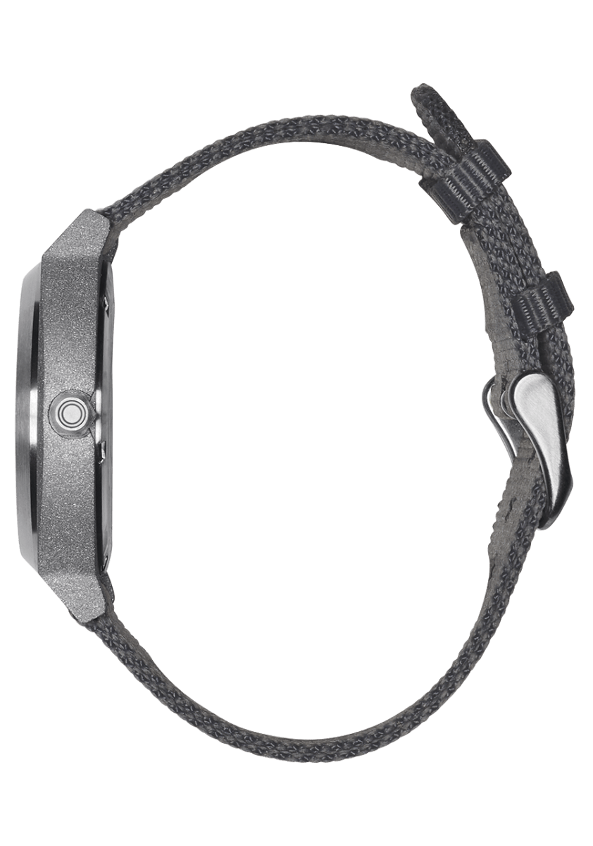 NIXON Time Teller Silver Dial and Silver Rubber 36mm Unisex Watch | A13501920 - 00 | TIME Watches