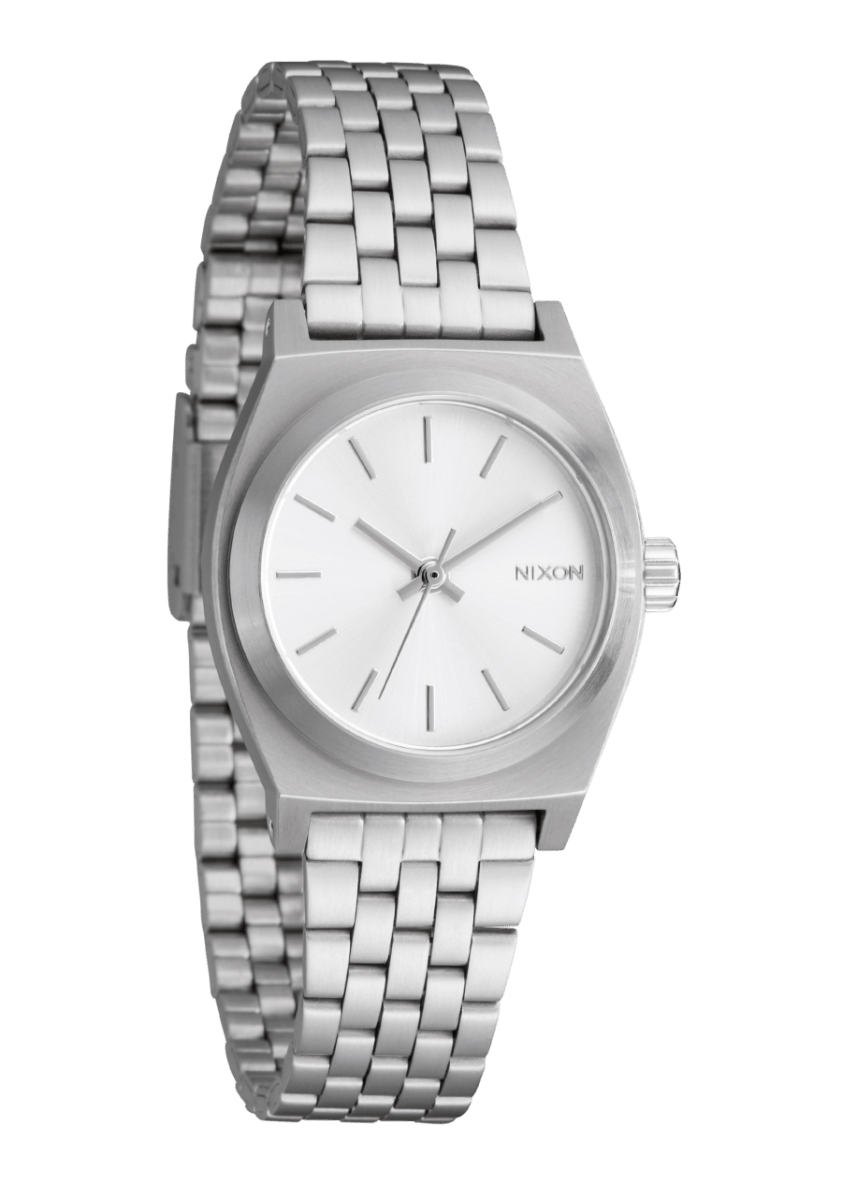 NIXON Time Teller Silver Dial and Silver Steel Bracelet 36mm Women's Watch | A3991920 - 00 | TIME Watches