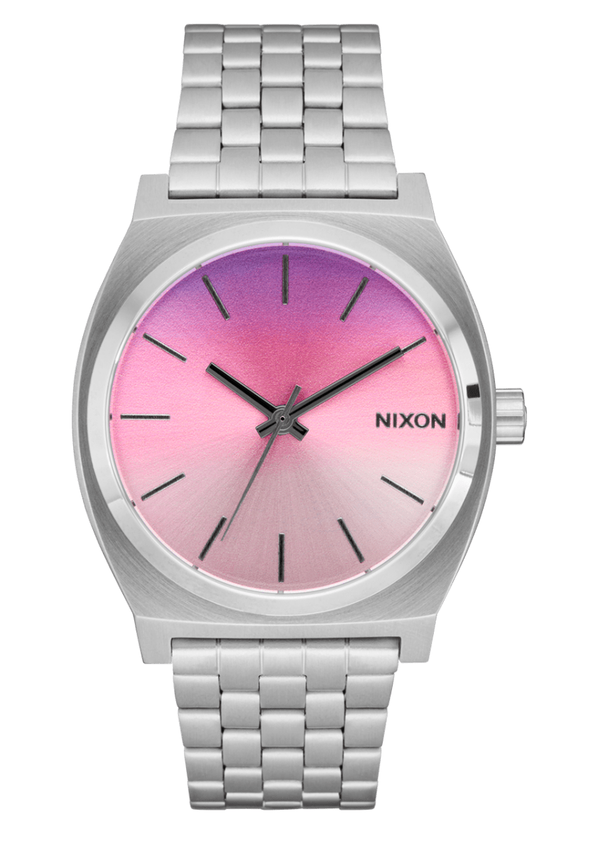 NIXON Time Teller Silver Dial and Silver Steel Bracelet 37mm Unisex Watch | A0455356 - 00 | TIME Watches