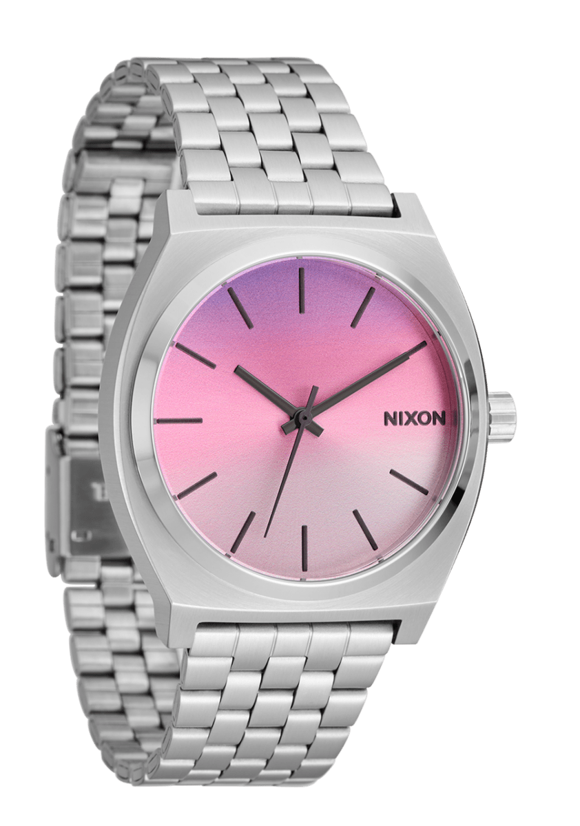 NIXON Time Teller Silver Dial and Silver Steel Bracelet 37mm Unisex Watch | A0455356 - 00 | TIME Watches