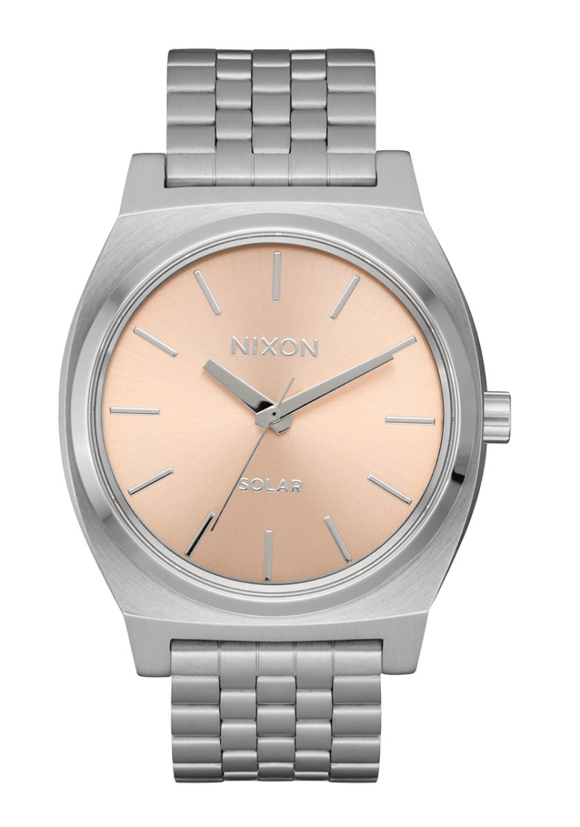 NIXON Time Teller Silver Dial and Silver Steel Bracelet 40mm Men's Watch | A13695332 - 00 | TIME Watches