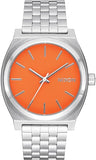 Nixon Time Teller Stainless Steel Orange Dial Men's Watch | A0455212-00 | Time Watch Specialists