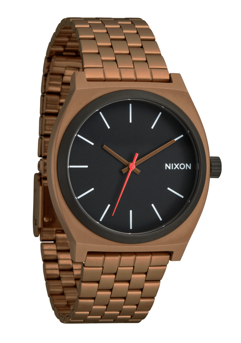 NIXON Time Teller White Dial and White Leather 34mm Unisex Watch | A0455145 - 00 | TIME Watches