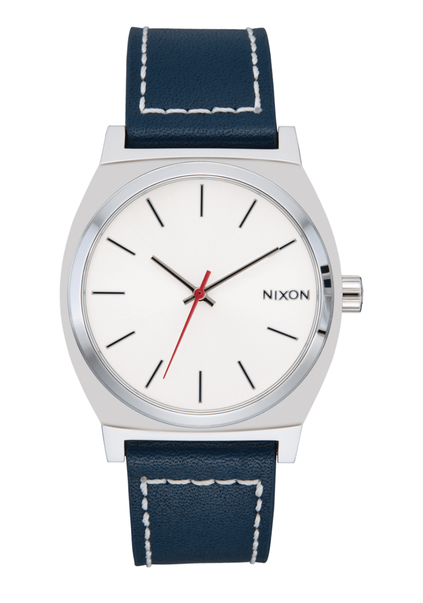 NIXON Time Teller White Dial and White Leather 37mm Unisex Watch | A13735247 - 00 | TIME Watches