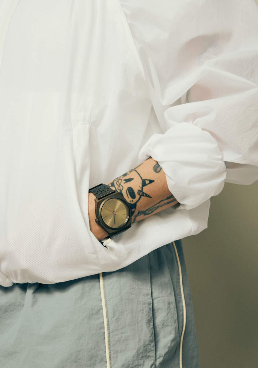 NIXON Time Teller White Dial and White Steel Bracelet 37mm Unisex Watch | A0455251 - 00 | TIME Watches