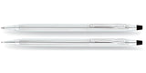 CROSS Classic Century Lustrous Chrome Pen and Pencil Set | 350105