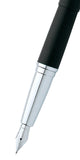 CROSS ATX Basalt Black Stainless Steel Medium Nib Fountain Pen | 886-3MS