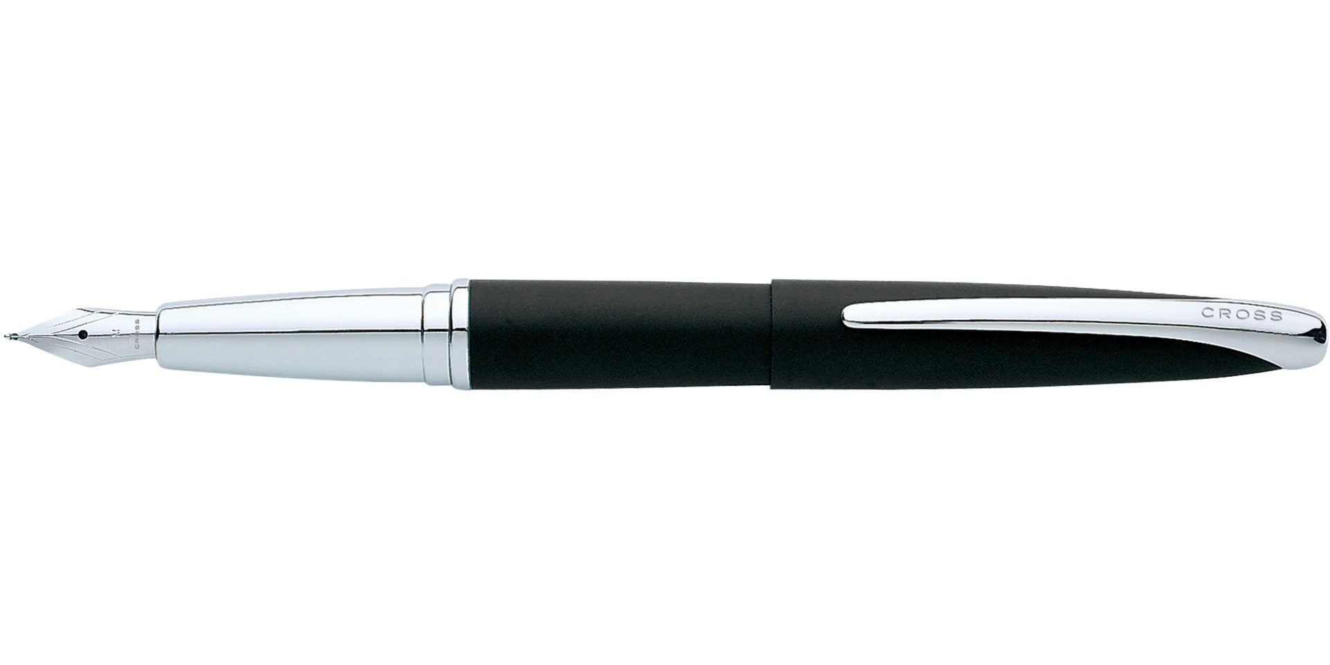 CROSS ATX Basalt Black Stainless Steel Medium Nib Fountain Pen | 886-3MS