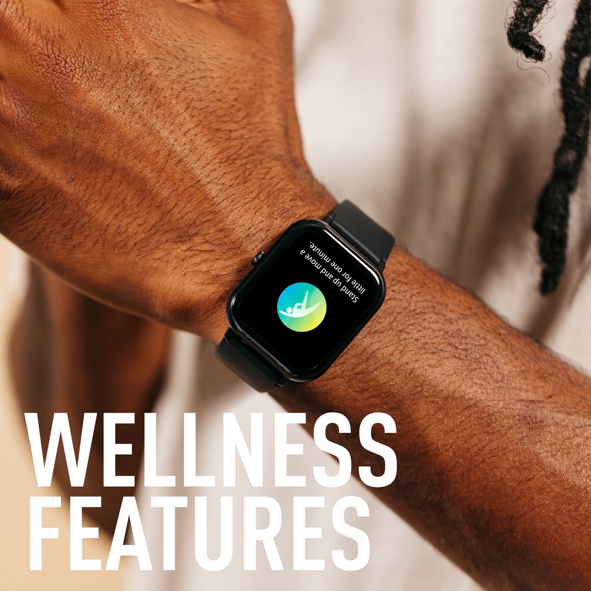 Reflex Active Series 23 Black Case & Black Silicone Strap Unisex Smartwatch | RA23-2170