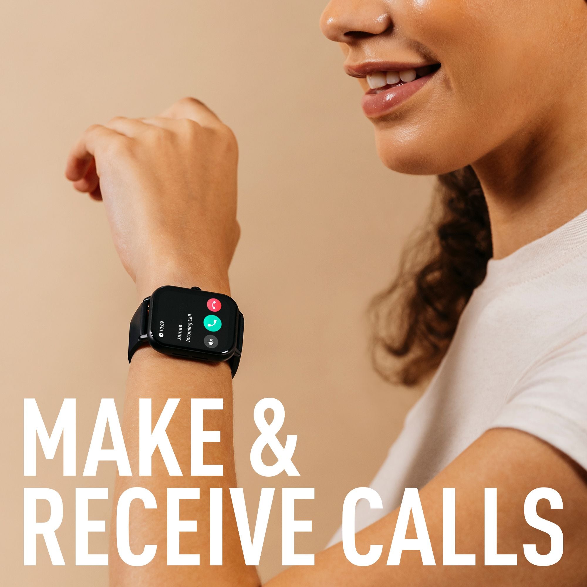 Reflex Active Series 23 Black Case & Black Silicone Strap Unisex Smartwatch | RA23-2170