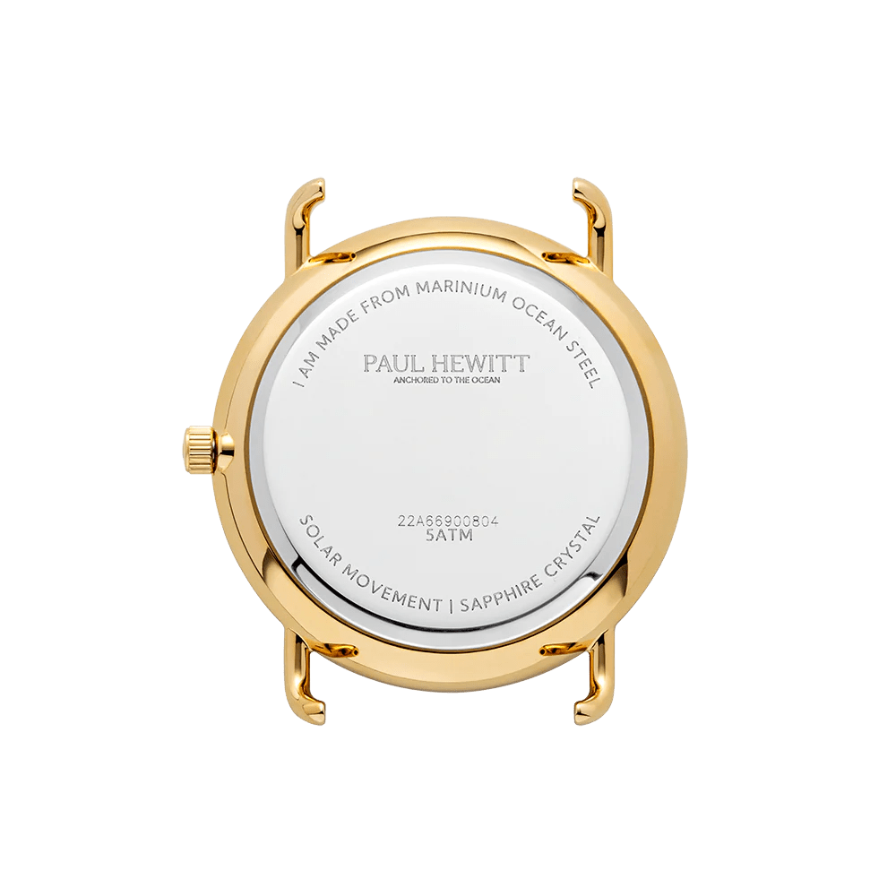 Paul Hewitt Gold Mesh Blue Dial Men's Watch | PH - W - 0323 | Time Watch Specialists