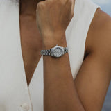 Paul Hewitt Petit Soleil Round Watch Silver Woman's White |PH - W - 1181 | Time Watch Specialists