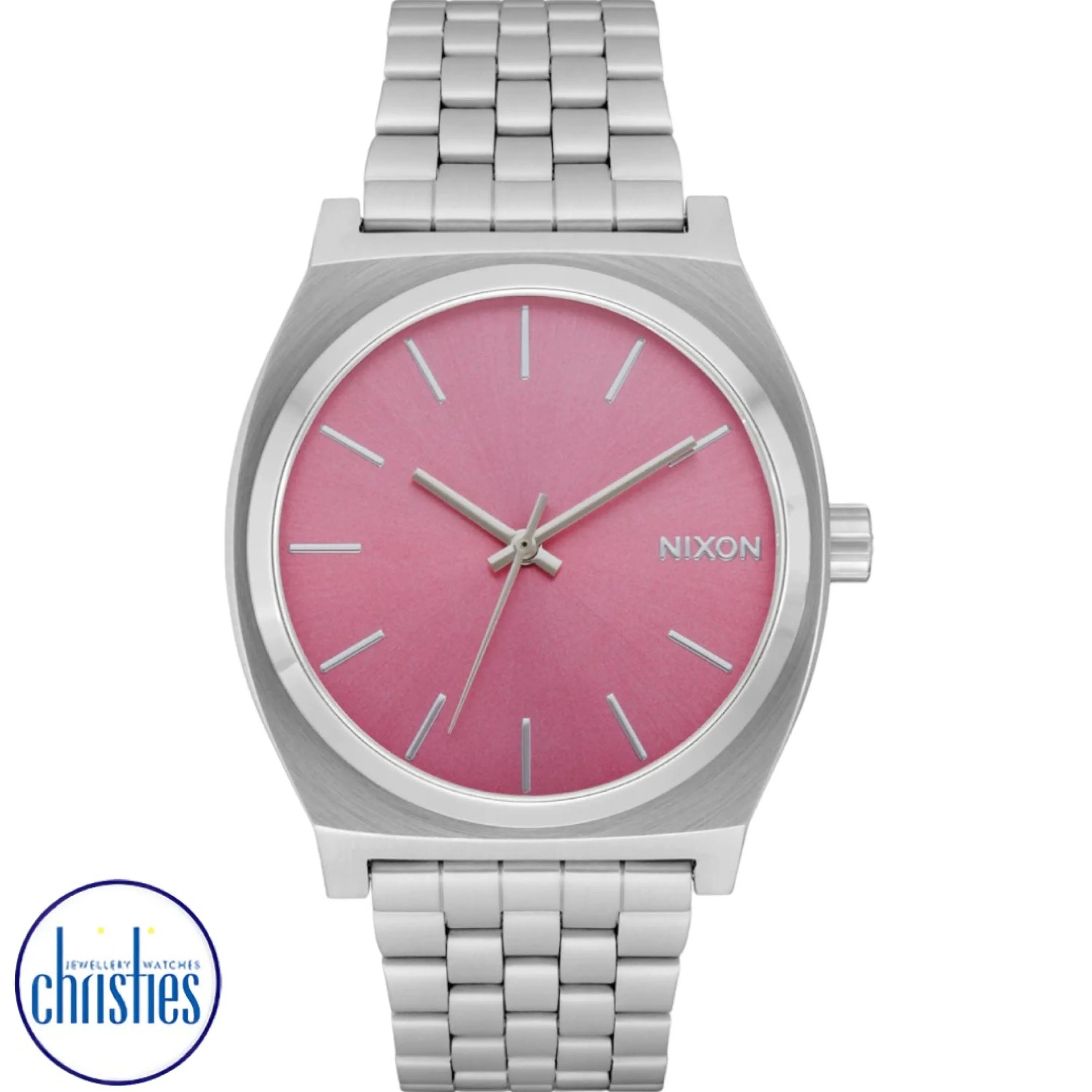 Nixon Silver Pink Dial Unisex Watch | A0452719-00