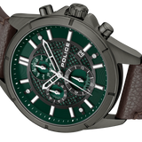 Police Burbank Leather Strap Men's Watch | PEWGC0054001 | Time Watch Specialists