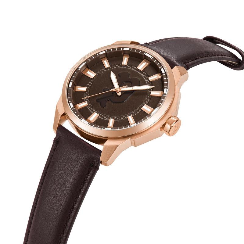 Police Kaweka Brown Dial Three Hands Men's Watch | PEWJA2204307 | Time Watch Specialists