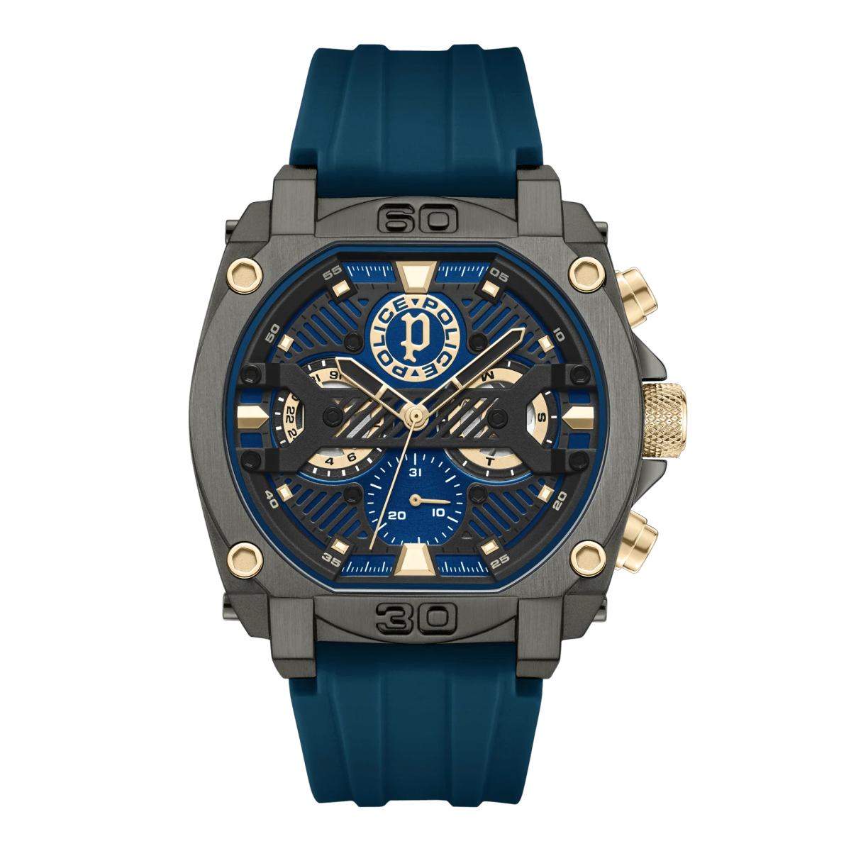 Police Norwood Silicone Men's Watch | PEWGQ0040001 | Time Watch Specialists