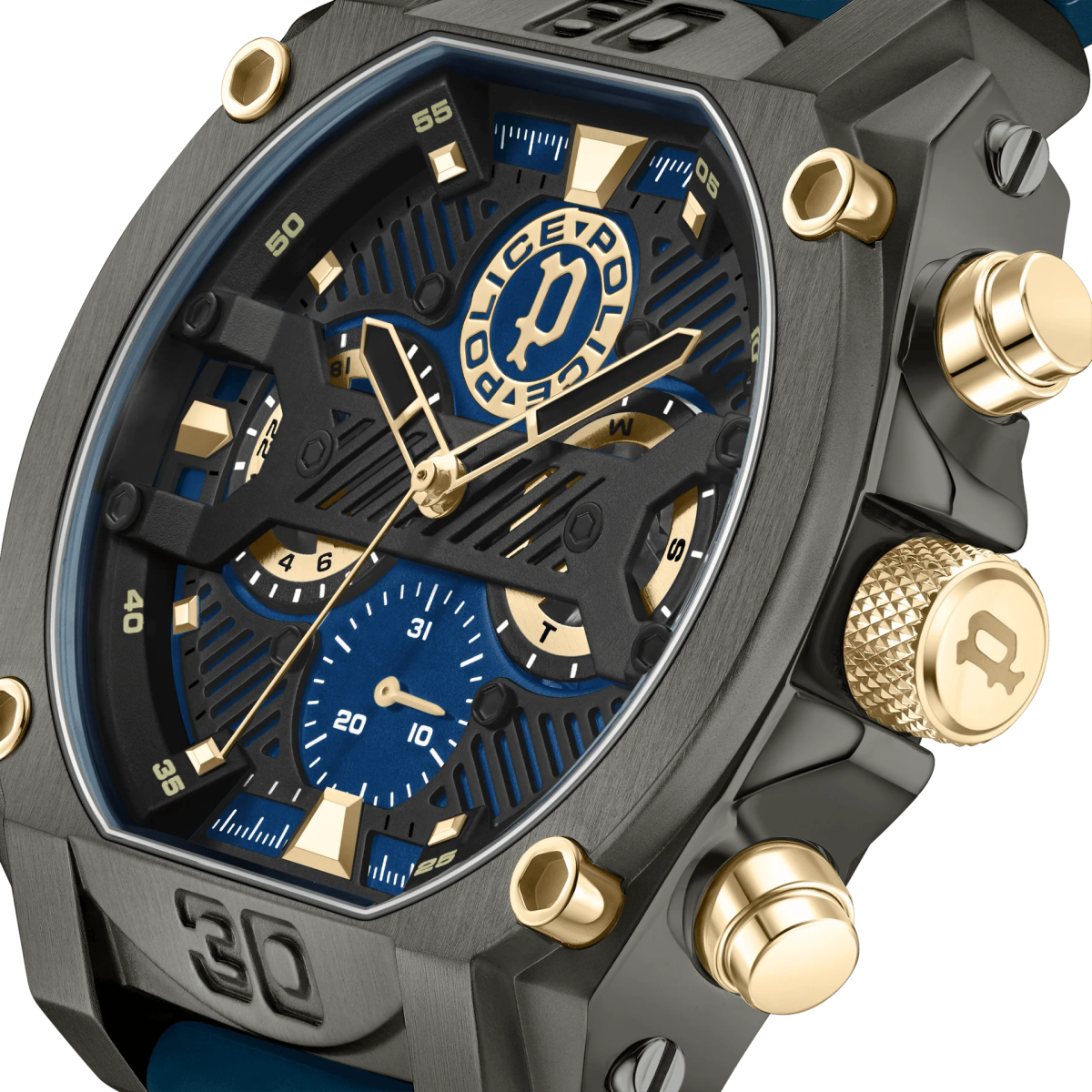 Police Norwood Silicone Men's Watch | PEWGQ0040001 | Time Watch Specialists