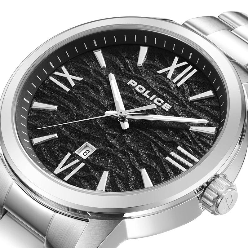 Police Raho Three - Hands Stainless Steel Men's Watch | PEWJH0004904 | Time Watch Specialists