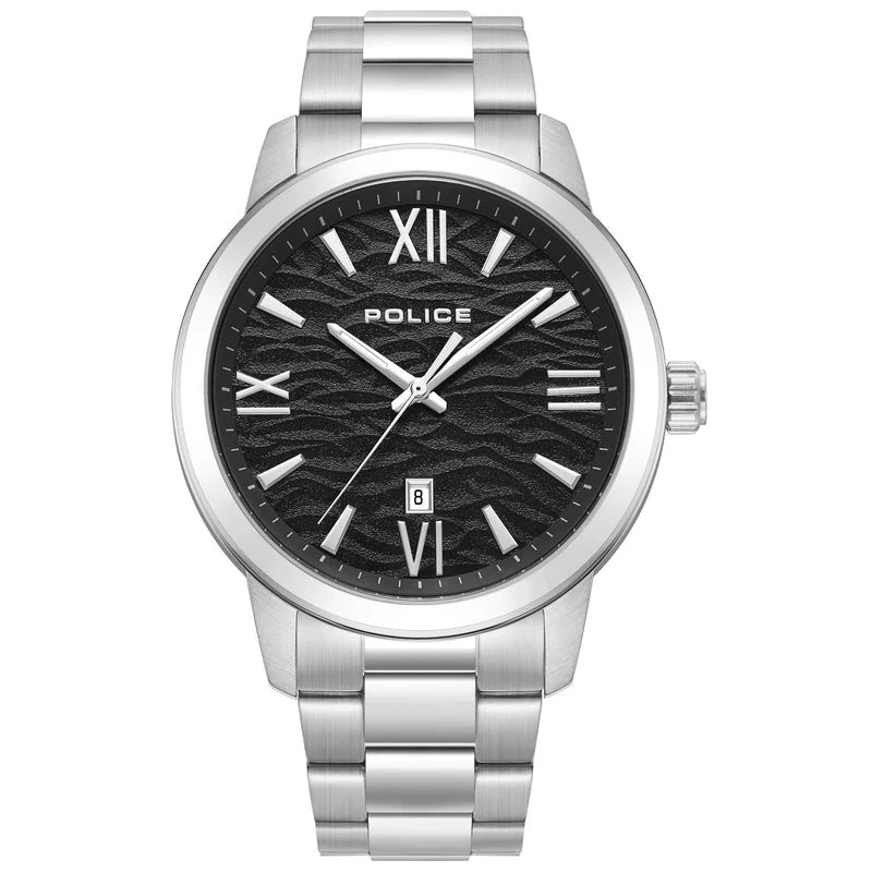 Police Raho Three - Hands Stainless Steel Men's Watch | PEWJH0004904 | Time Watch Specialists