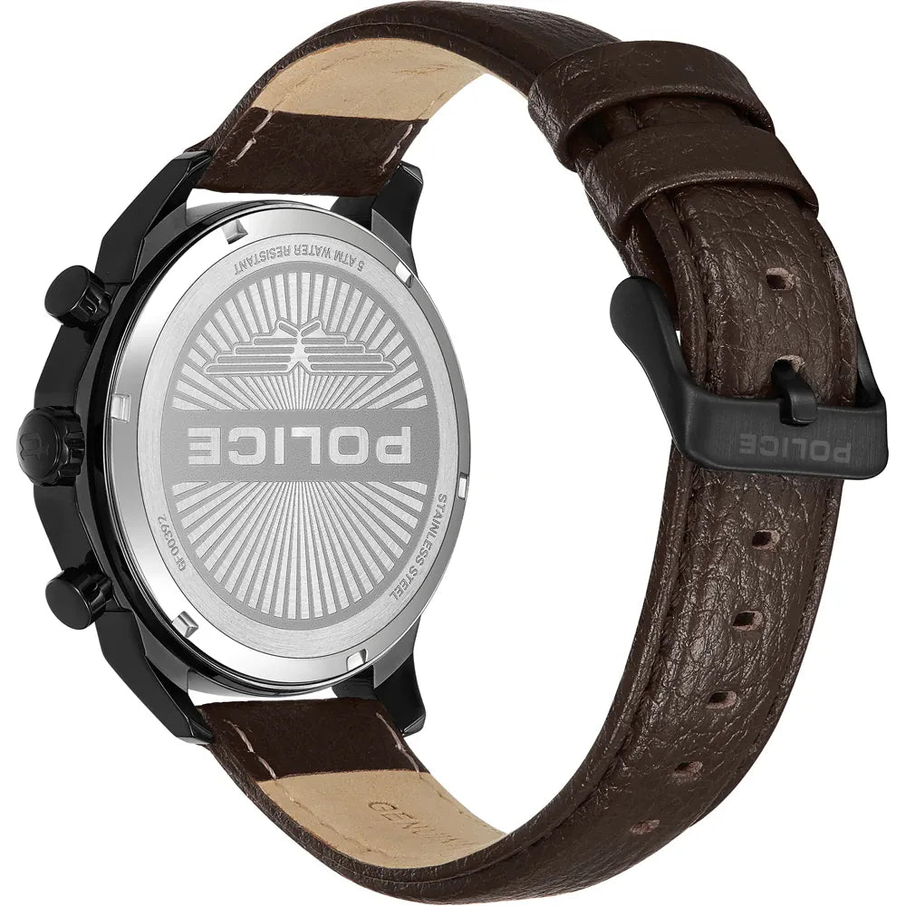 Police Reactor Leather Men's Watch | PEWGF0039203 | Time Watch Specialists