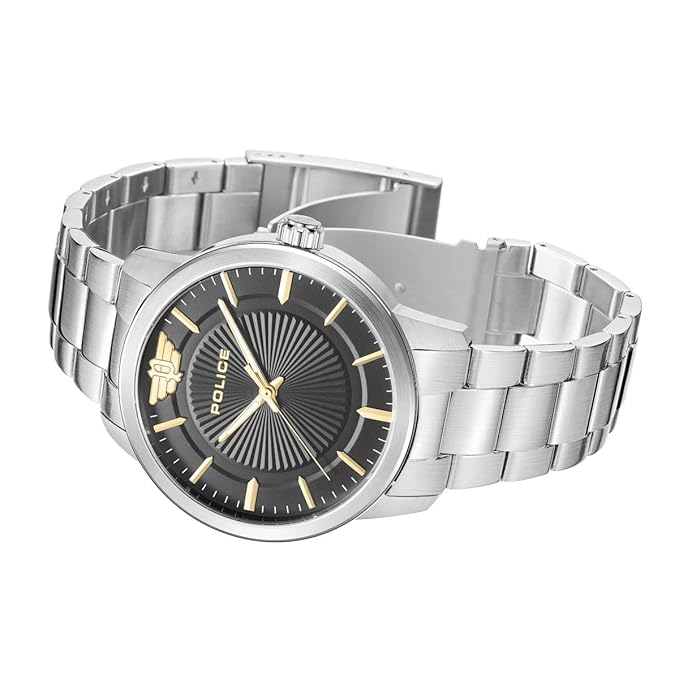Police Stainless Steel Black Dial Men's Watch | PEWJG2227405 | Time Watch Specialists