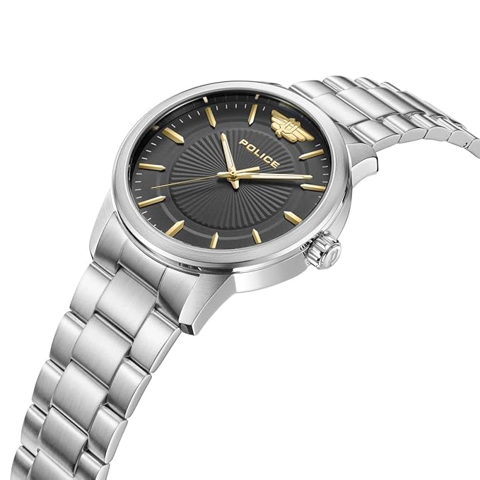 Police Stainless Steel Black Dial Men's Watch | PEWJG2227405 | Time Watch Specialists