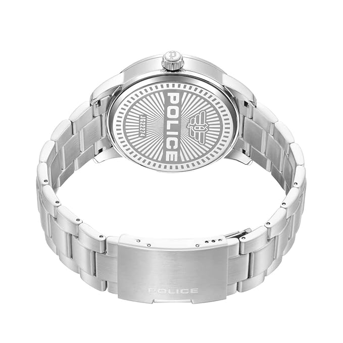 Police Stainless Steel Black Dial Men's Watch | PEWJG2227405 | Time Watch Specialists