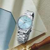 Lorus Stainless Steel Light Blue Dial Women's Watch | RG209WX9