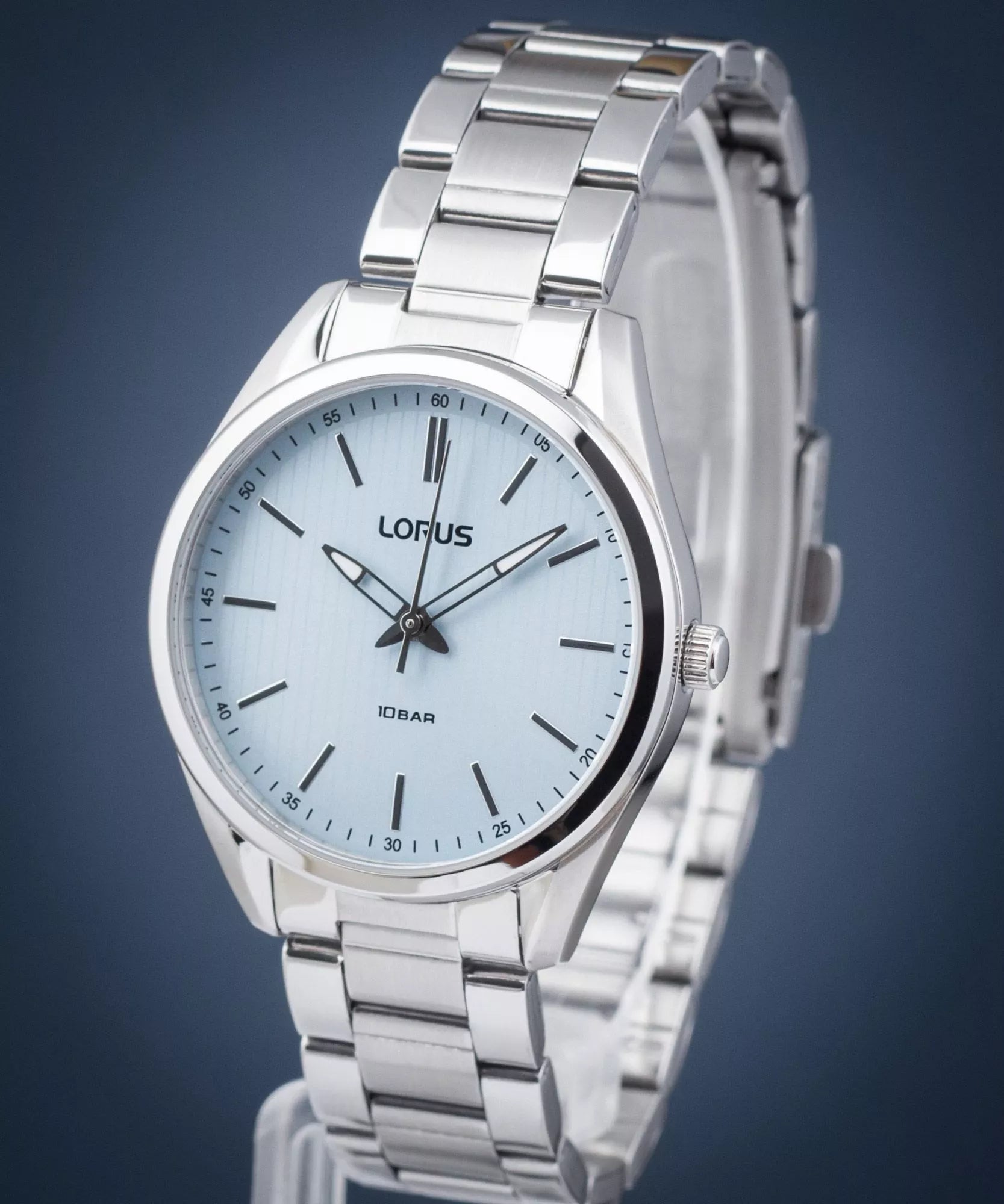 Lorus Stainless Steel Light Blue Dial Women's Watch | RG209WX9