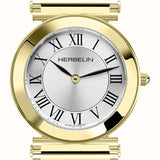 Herbelin Antares Gold PVD Stainless Steel Silver Dial Interchangeable Women's Watch | H17443P01
