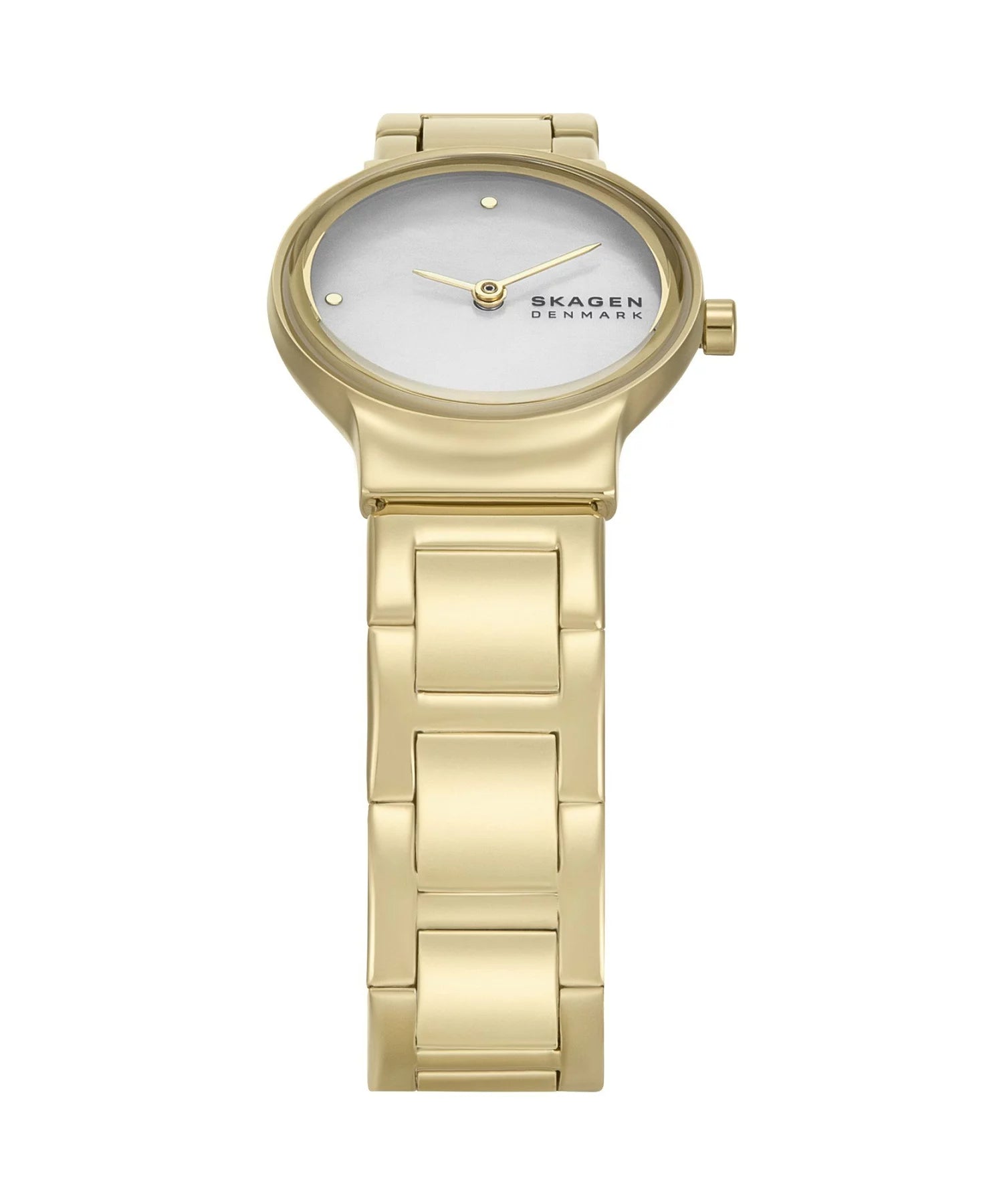 Skagen Freja Lille Quartz White Mother of Pearl Dial Steel Strap Women’s Watch | SKW3167