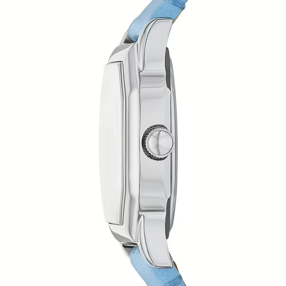 Fossil Harlow Three-Hand Light Blue Leather Women's Watch | ES5405