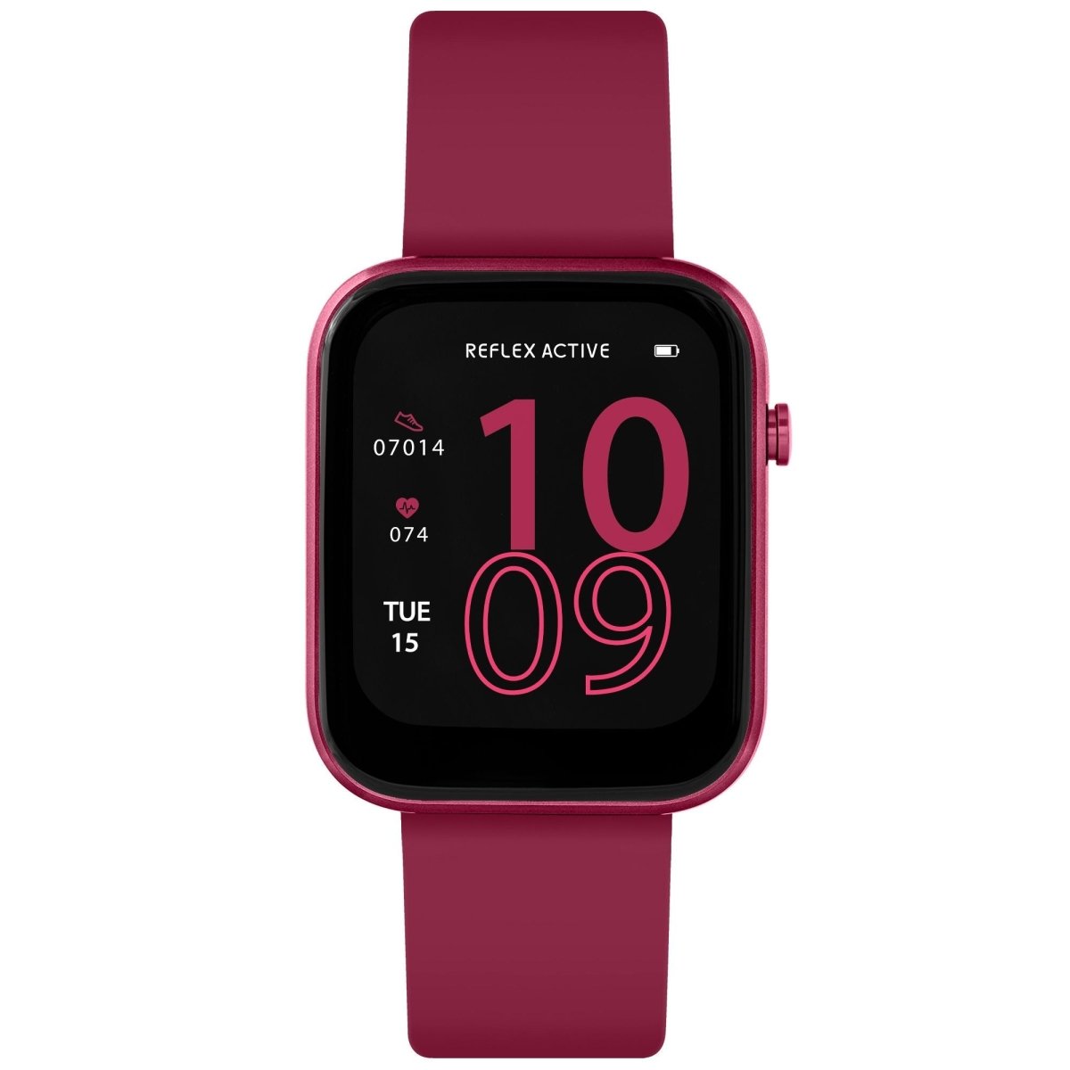 Reflex Active Series 12 Berry Silicone Women's Smartwatch | RA12 - 2158 | TIME Watches