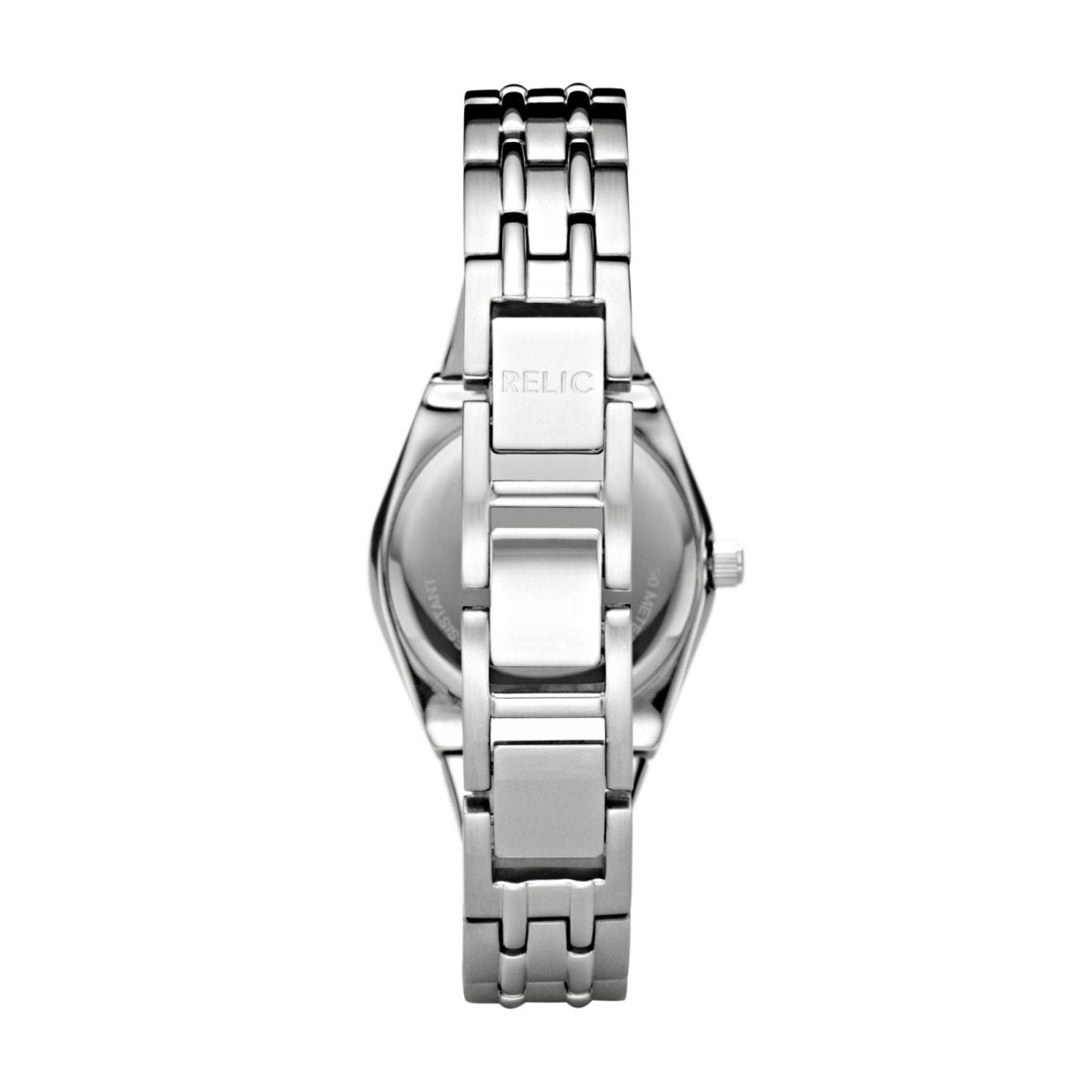 Relic Queen'S Court Silver Dial and Steel Bracelet 27mm Women's Watch | ZR11787 | TIME Watches