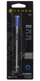 CROSS Ballpoint Pen Refill - Blue - Medium - Packaged One Per Card | 8511