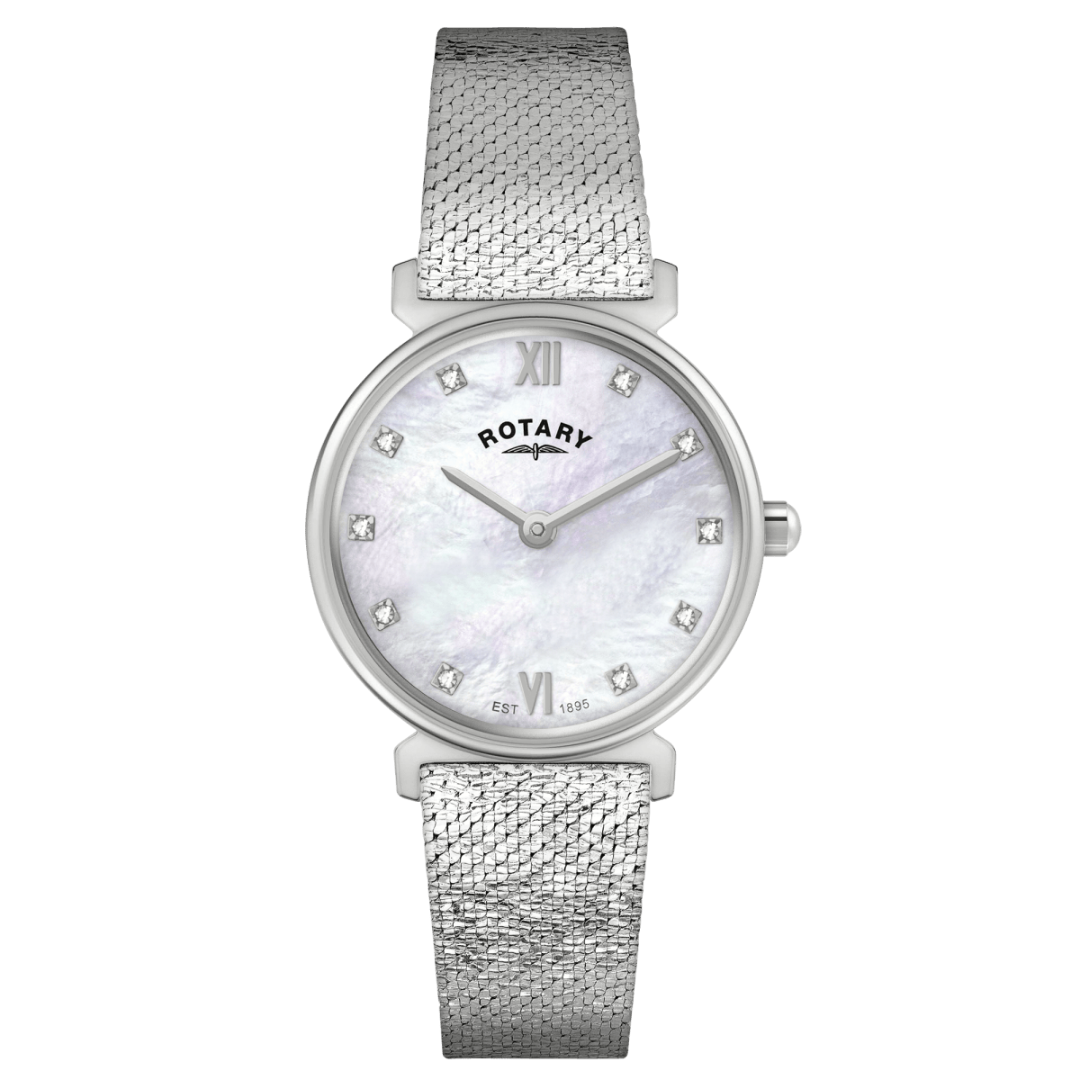 Rotary 1895 and Steel Bracelet 28mm Women's Watch | RLB10021/07 | TIME Watches