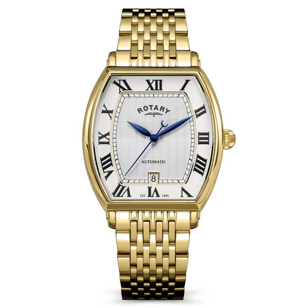 Rotary 1895 White Dial and Steel Bracelet 36mm Men's Watch | RGB10046/01 | TIME Watches