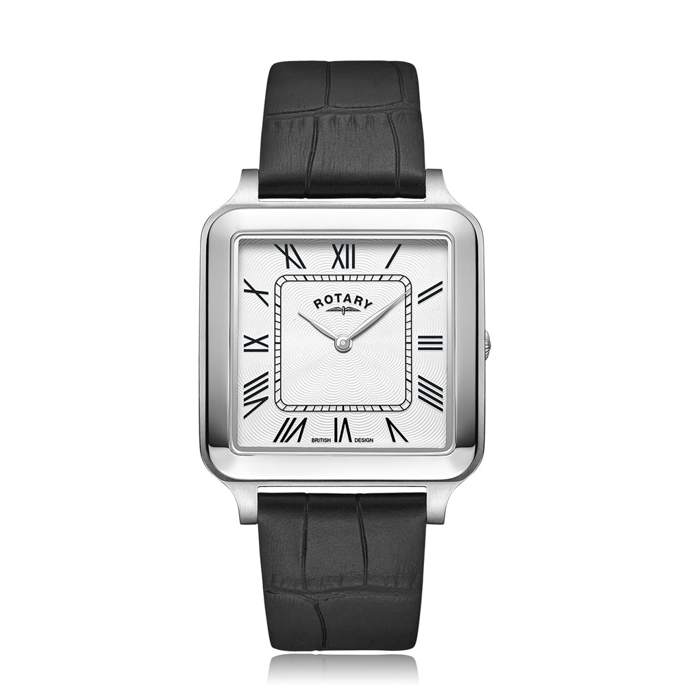Buy Rotary Cambridge Black Genuine Leather Unisex Watch GS05540 01 Time Watch Specialists