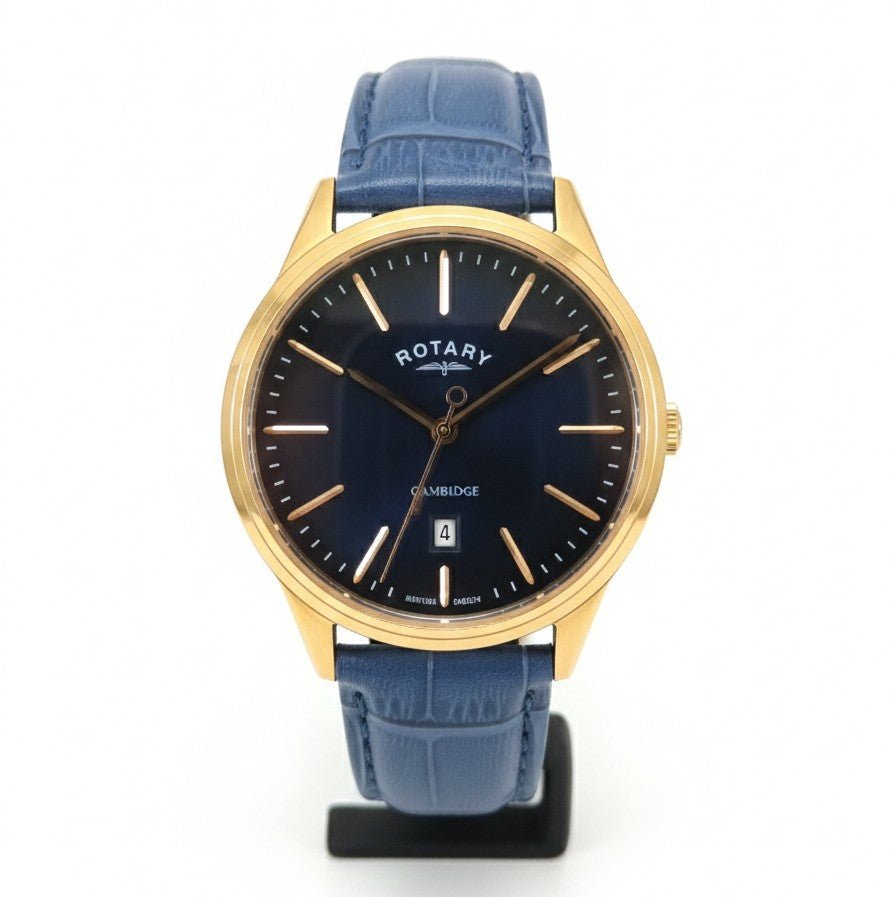 Rotary Cambridge Rose Gold Dial and Rose Gold Leather 40mm Men's Watch | GS05394/05 | TIME Watches